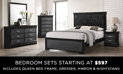 Bedroom Sets Starting at $597