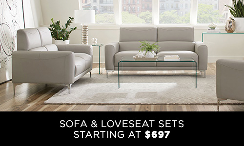 Sofa Sets Starting at $697